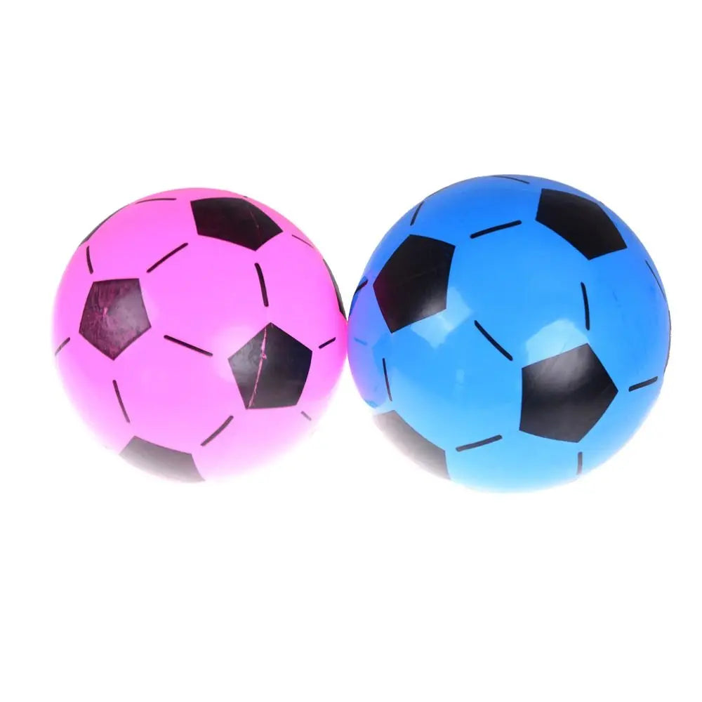 Sports Beach Ball Elastic Rubber Ball Inflatable Football Kids Children Toy Balls Beach Sport Ball Toys for Outdoor Games