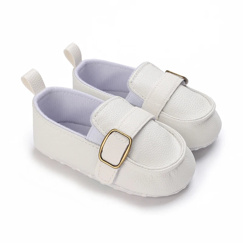 White Fashion Baby Shoes Casual Shoes For Boys And Girls Soft Bottom Baptism Shoes Sneakers For Freshmen Comfort First WalkShoes