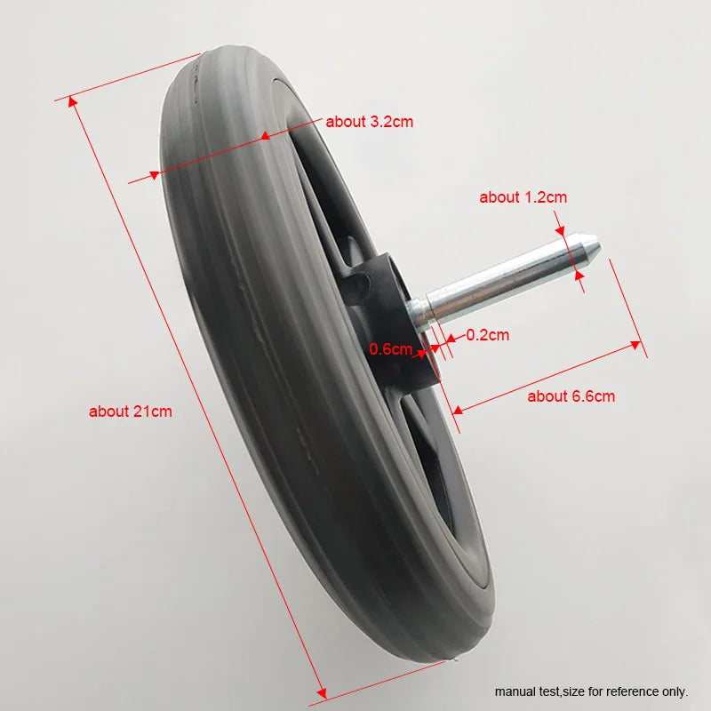 Pram Wheel For Cybex Eezy S/Twist +2 Buggy Baby Trolley Front Or Rear One With Bearings Stroller Parts Pushchair Accessories