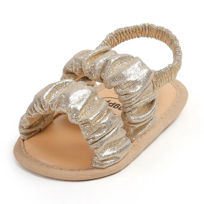 Infant Baby Girls Sandals Cute Anti-Slip Soft Sole Princess Shoes Beach Slipper Toddler First Walkers Shoes