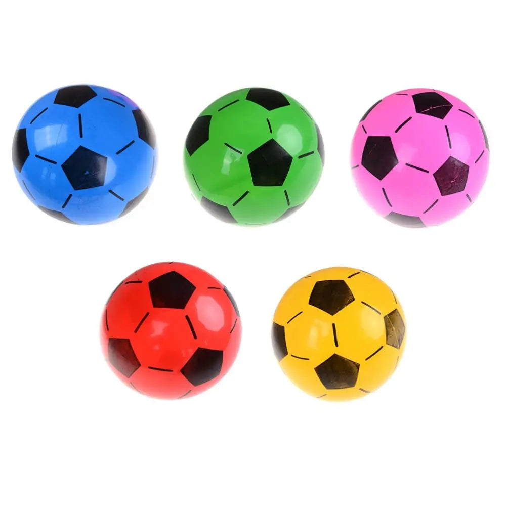 Sports Beach Ball Elastic Rubber Ball Inflatable Football Kids Children Toy Balls Beach Sport Ball Toys for Outdoor Games