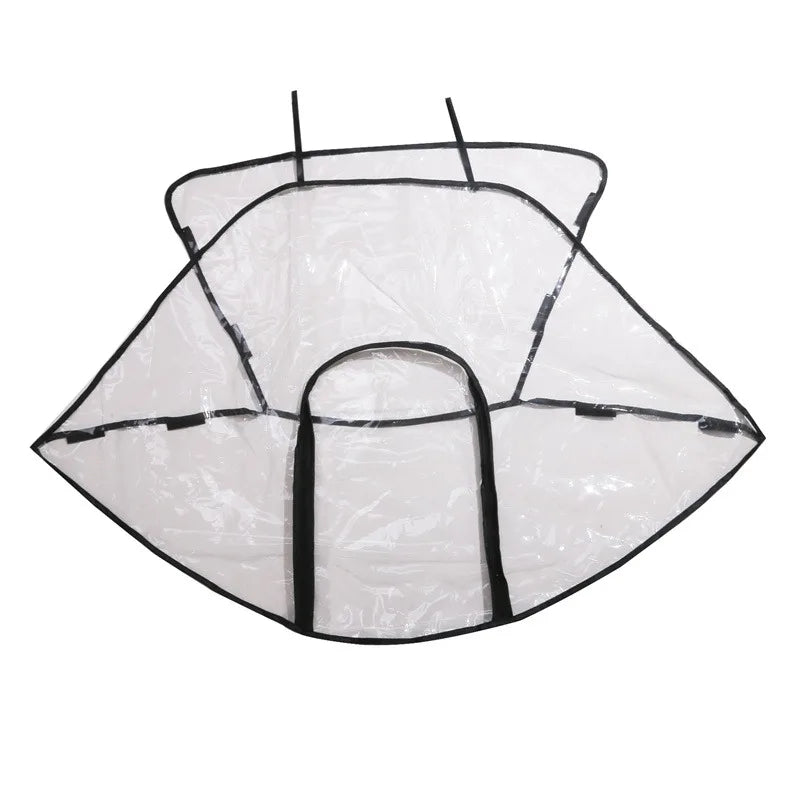 Universal Stroller Rain Cover Baby Car Weather Wind Sun Shield Transparent Breathable Trolley Umbrella Raincoat Accessories 2024