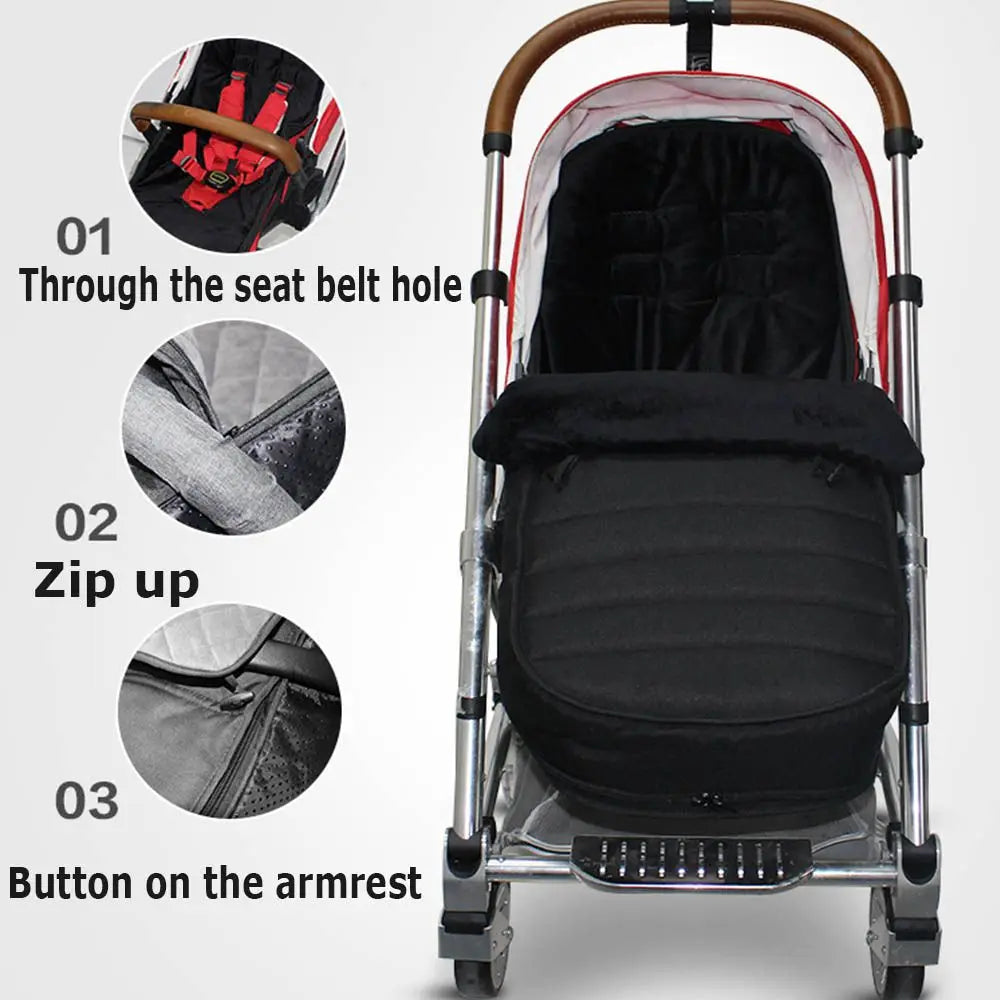 Waterproof Stroller Cushion Windproof Multifunctional Stroller Sleeping Bag Pram Warm Footmuff Sleep Sacks Envelope Sleepsacks