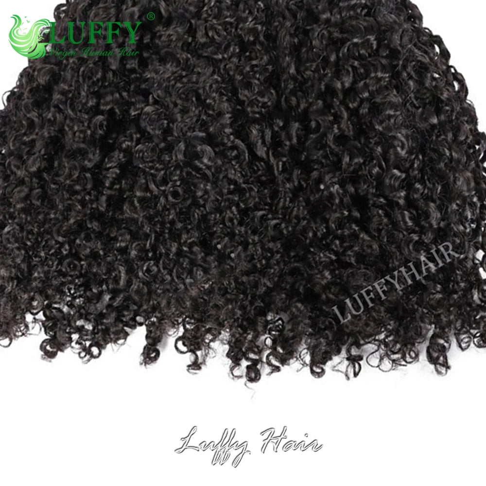 Curly Tape In Human Hair Extensions for Black Women Brazilian Hair Curly Skin Weft Adhesive Invisible Tape in Hair 40Pcs/Pack