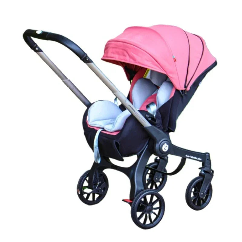 4-in-1 multifunctional newborn stroller Lightweight foldable car seat Two-way high-view baby stroller Infant Carrier