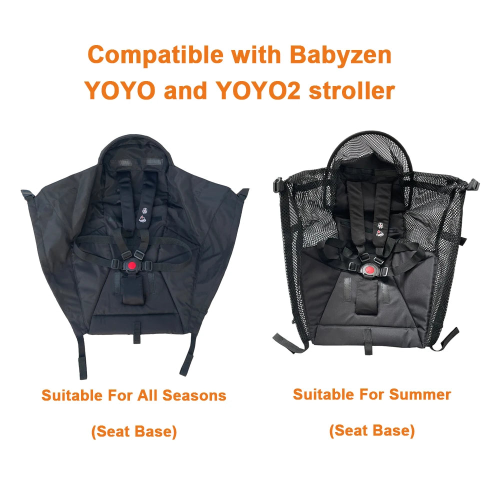 MomTan® 1:1 Ginger Pink Double-layer Waterproof Fabric Baby Stroller Replacement Set 165 ° Compatible with YOYO & YOYO2