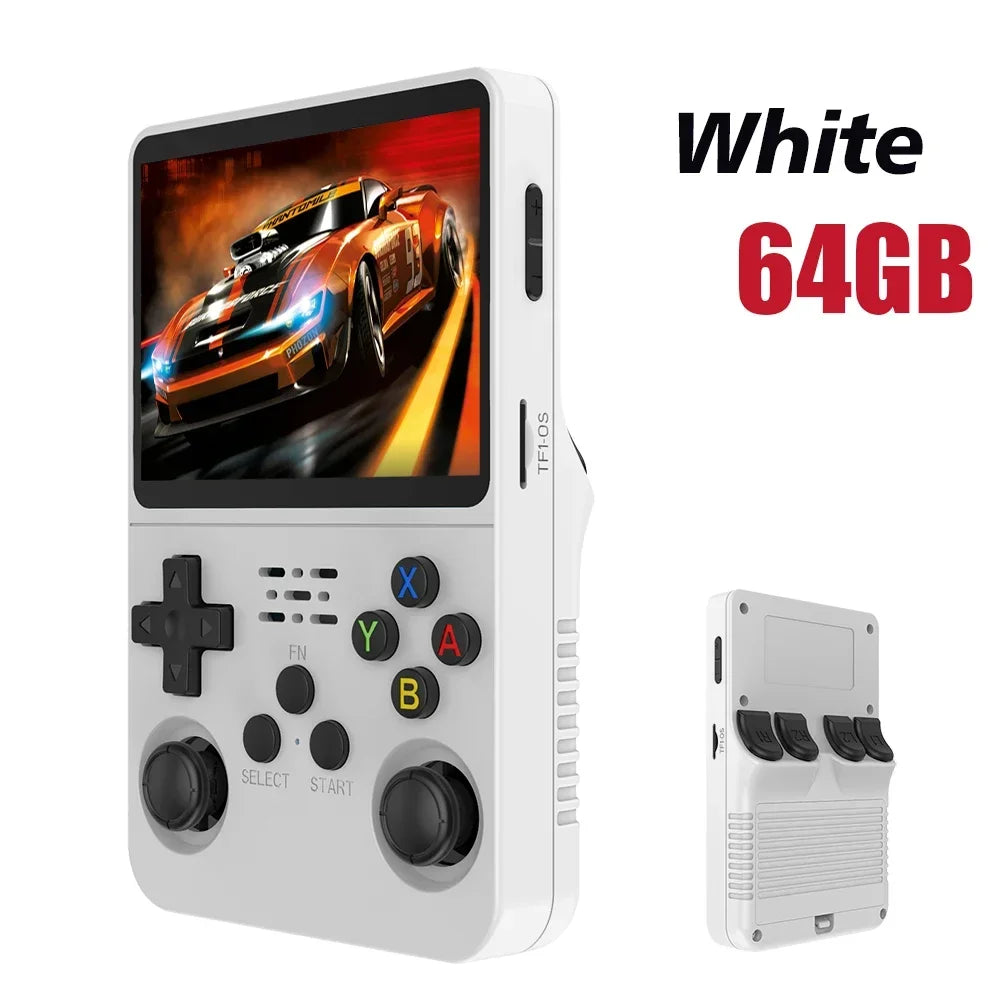 "NEW R36S Retro Handheld Game Console – 3.5" IPS Screen, Linux System, 64GB/128GB, Portable, Kid's Gift!"