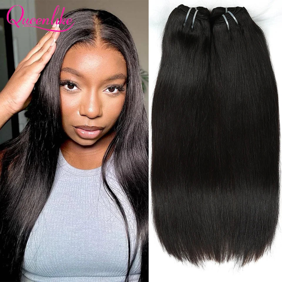 15A Double Drawn Vietnamese Raw Straight Human Hair Bundles Human Hair 20 22 24 26 inch Top Quality Bundles Hair Extensions