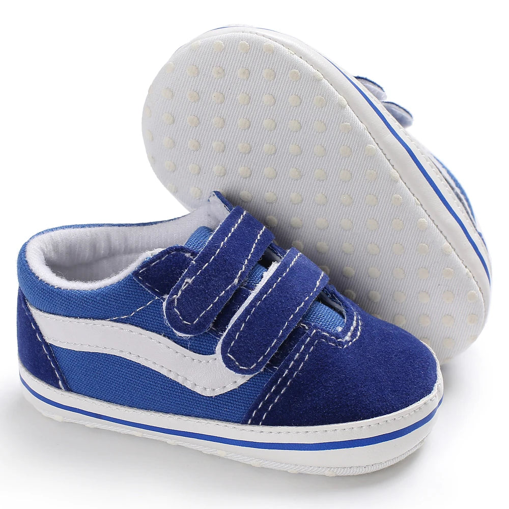 Newborn Baby Shoes Boys' and Girls' Infant Sports Shoes First Walker Classic Fashion Soft Sole Non slip Baby Walking Shoes