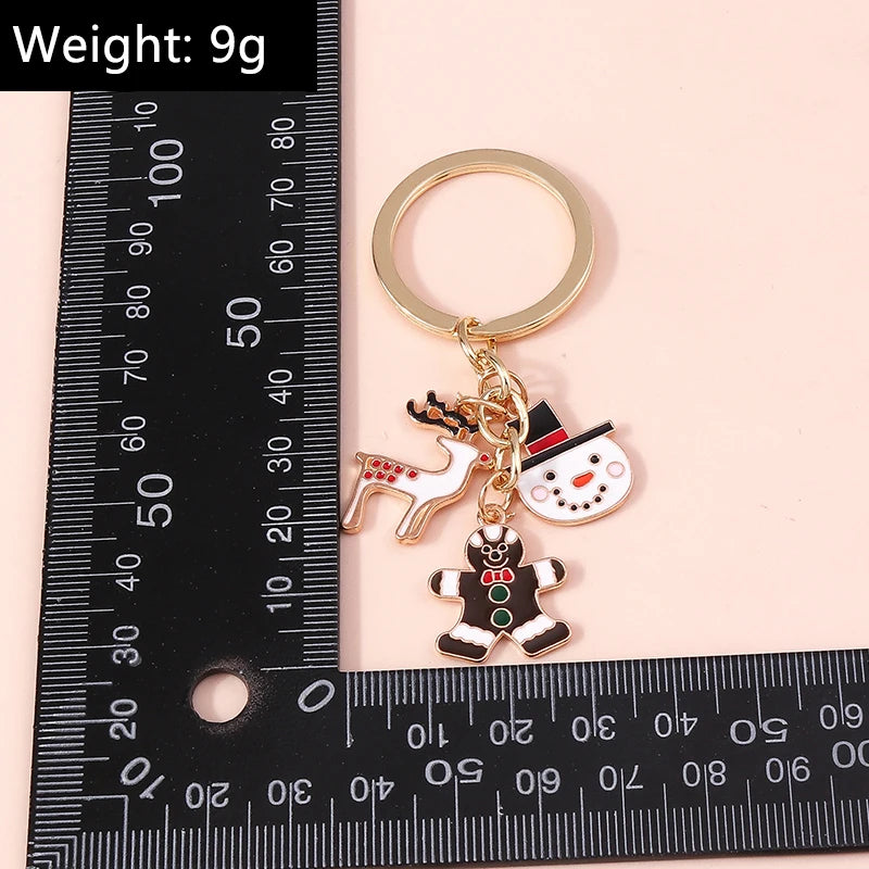 Lovely Colorful Heart Keychain Love Keyrings Valentine's Day Gift Key Chains for Women Girls Car Key Handbag Jewelry Accessories