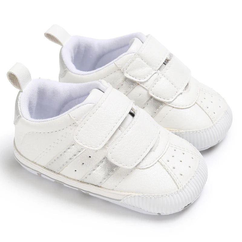 Newborn Baby Shoes Boys' and Girls' Infant Sports Shoes First Walker Classic Fashion Soft Sole Non slip Baby Walking Shoes