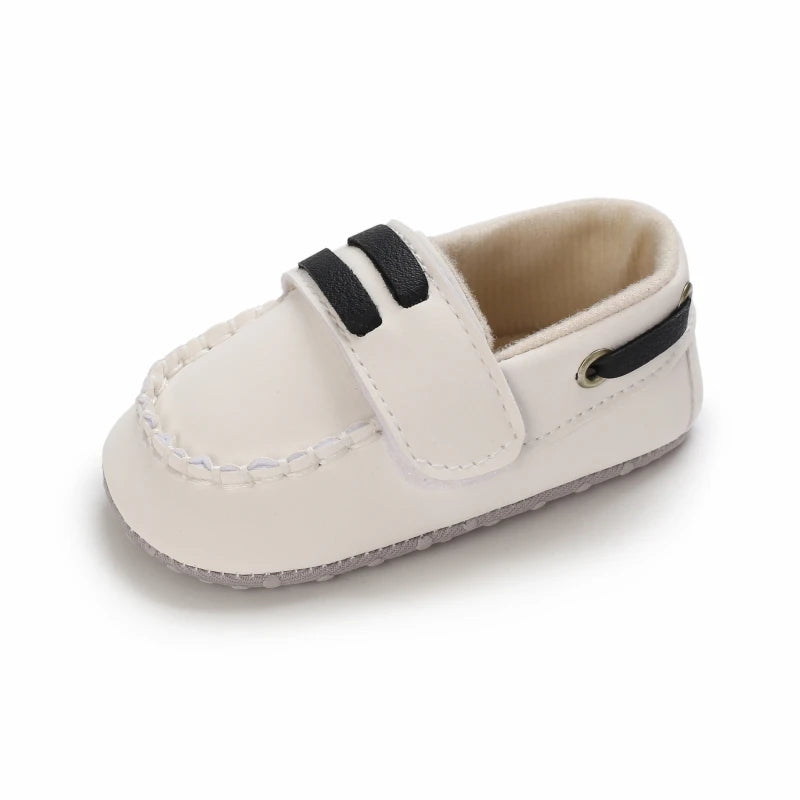 Newborn Baby Prewalker Girls Boys Casual Shoes Leather Non-Slip Soft-Sole Infant Toddler First Walkers 0-18M Baptism