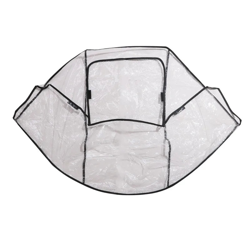 Universal Stroller Rain Cover Baby Car Weather Wind Sun Shield Transparent Breathable Trolley Umbrella Raincoat Accessories 2024