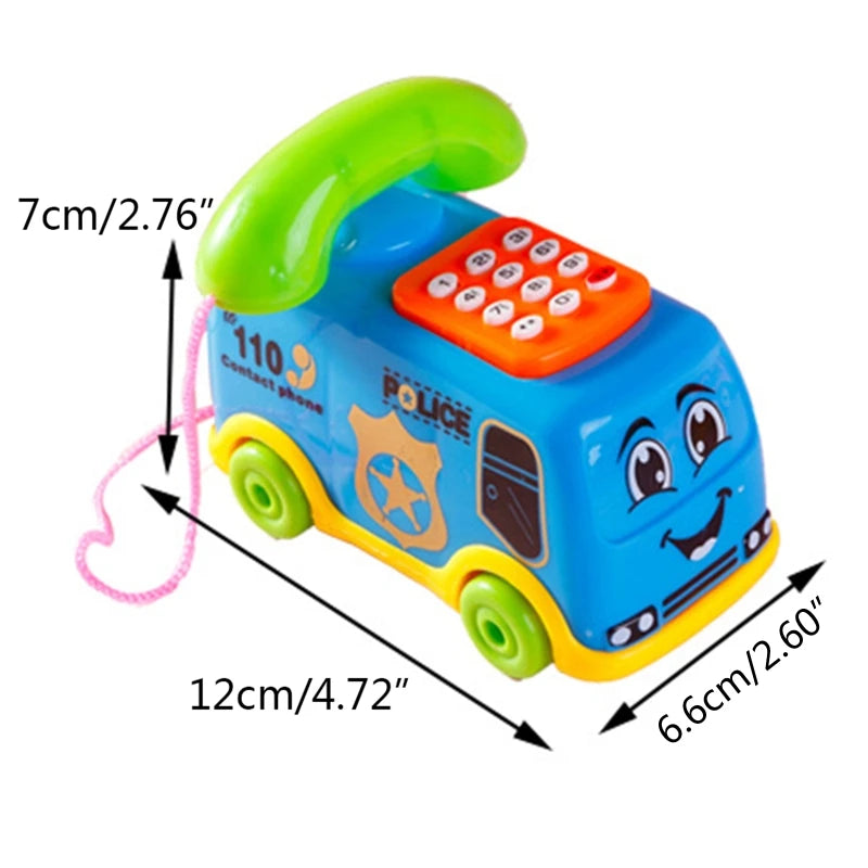 Children Lifelike Telephone Educational Set Toys for Over 1 Year Old Kids Keyboard Set Improve Intelligence Toys