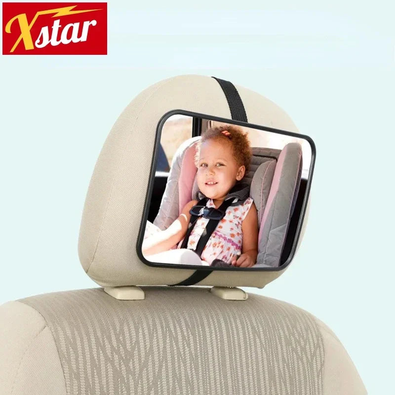 Adjustable Car Seat Mirror for Observe Baby Children Kids, Child Safety Rear Seat Observation Mirror Car Interior Accessory