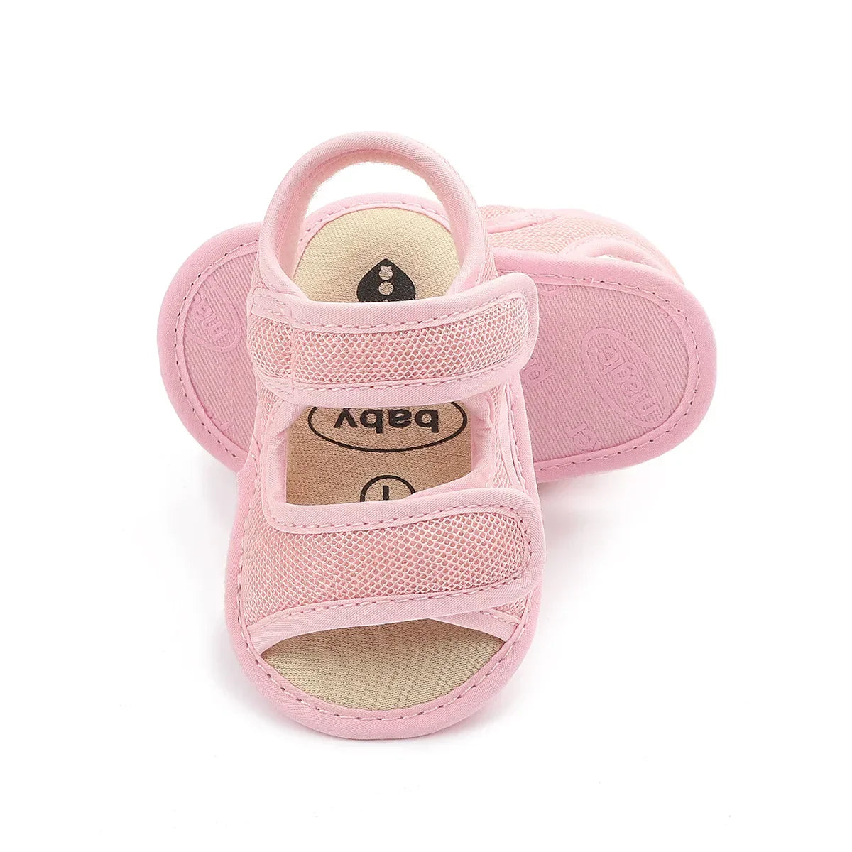 0-18 M Summer Unisex Toddler Sandals Baby Girl Shoes Solid Color Net Cloth Breathable Boys Baby Sandals Infant Girls Sandals