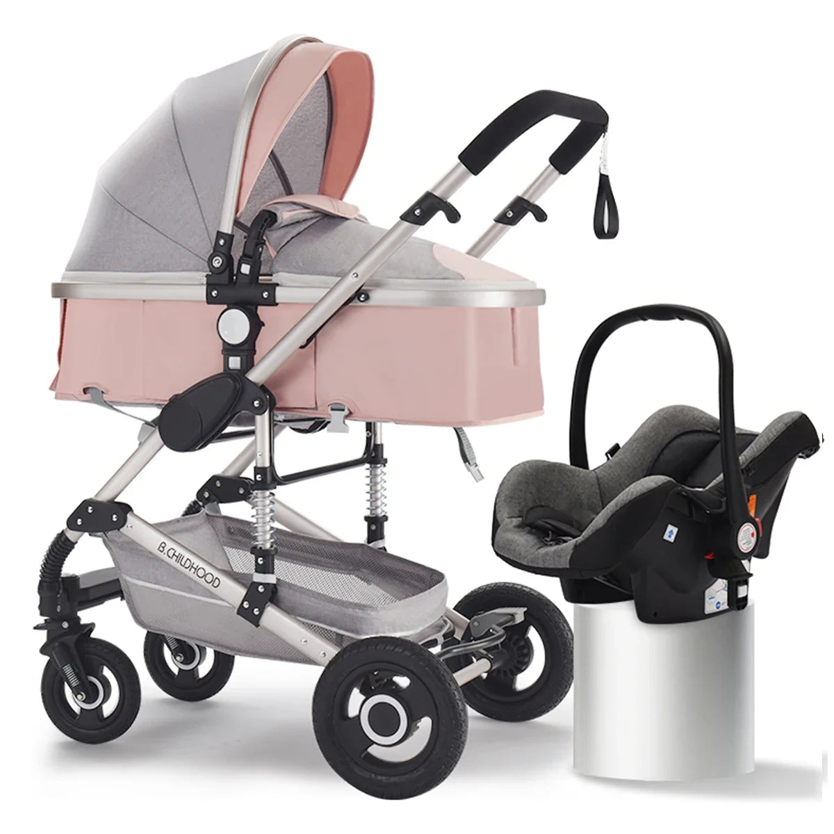 Baby stroller 3 in 1 stroller folding two-sided child four seasons kinderwagen baby carriage  high landscape Newborn Travelling