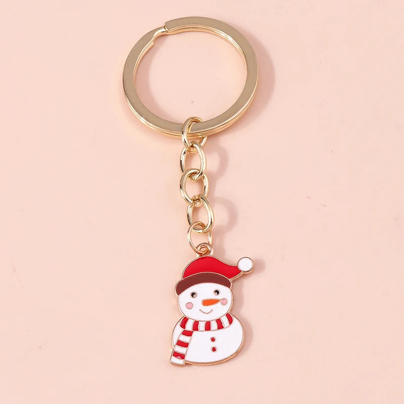 Lovely Colorful Heart Keychain Love Keyrings Valentine's Day Gift Key Chains for Women Girls Car Key Handbag Jewelry Accessories