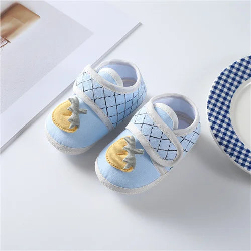 0-12Month Baby Girl Boy Shoes First Walkers Cotton Soft Newborn Baby Shoes Cute Infant Toddler Baby Shoes for Girls Boys Spring