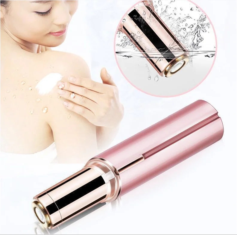 Electric Eyebrow Trimmer Mini Eye Brow Epilator Facial Lipstick Shape Hair Removal Portable Women Painless Razor Shaver Tool