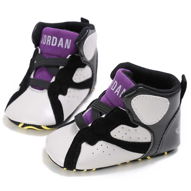 Baby Sports Sneakers Newborn Baby Boys Girls Print First Walkers Shoes Infant Toddler Anti-slip Baby Shoes Pre-walkers