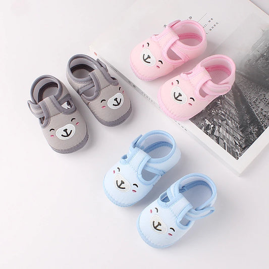 Newborn Cartoon Baby Shoes Kids First Walkers Soft Sole Boy Shoes Toddler Cartoon-Shoes Spring Autumn  Baby Girls Boys-Shoes