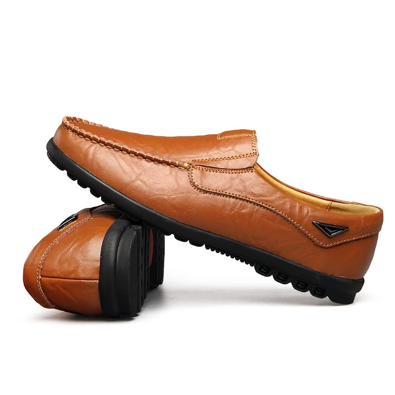 Italian Men Shoes Casual Luxury Brand Summer Mens Loafers Genuine Leather Moccasins Hollow Out Breathable Slip on Driving Shoes