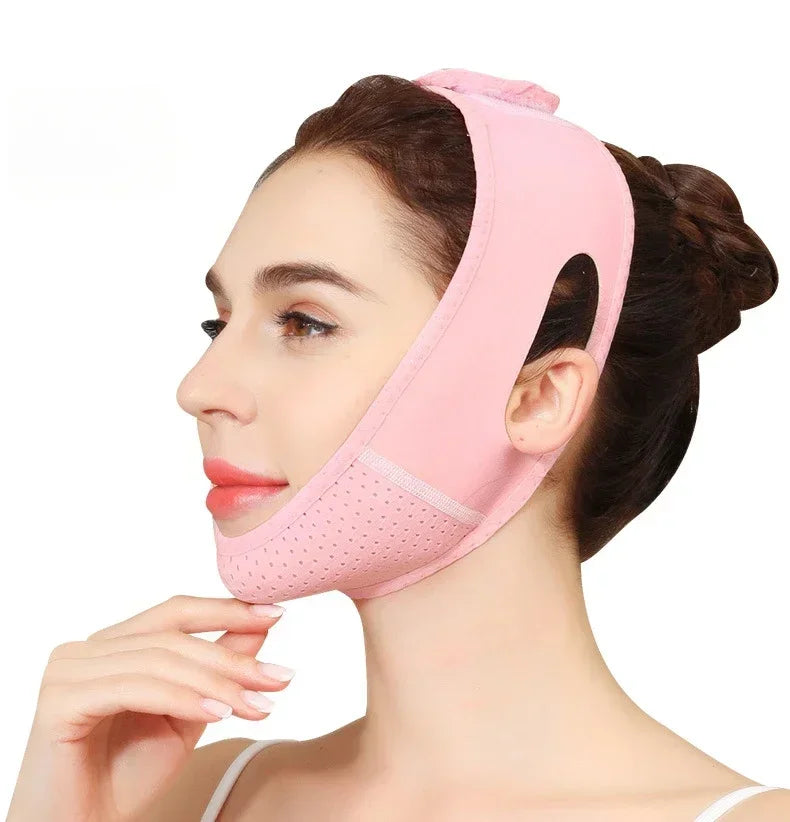 Breathable Face Slimming Bandage Women Chin Cheek Lift Up Belt V Line Face Shaper Facial Massage Strap Skin Care Beauty Tools