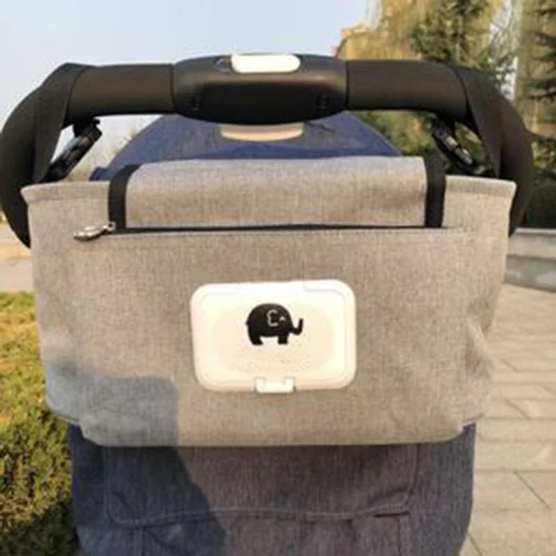 Baby Stroller Organizer Bag Mummy Diaper Bag Hook Baby Carriage Waterproof Large Capacity Stroller Accessories Travel Nappy