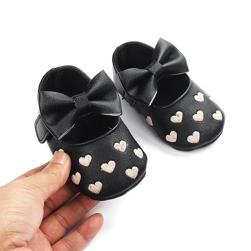 0-18Month Newborn Baby Shoes Classic Love Leather Boy Girl Shoes Multicolor Toddler First Walkers Infant Shoes Baby Boy Shoes