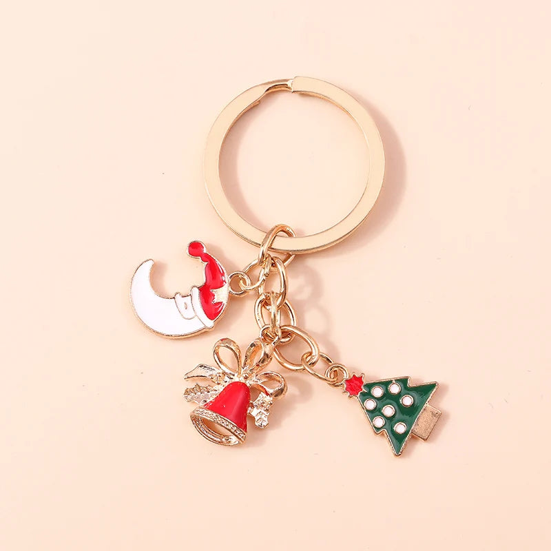 Lovely Colorful Heart Keychain Love Keyrings Valentine's Day Gift Key Chains for Women Girls Car Key Handbag Jewelry Accessories