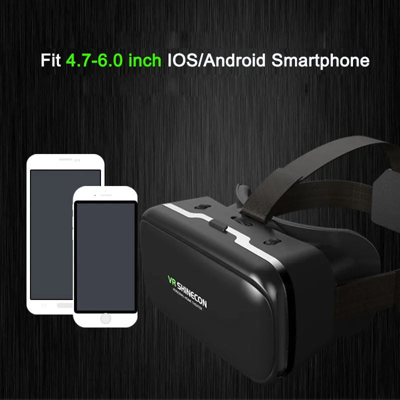 VR Shinecon 10.0 Helmet 3D Glasses Virtual Reality Casque For Smartphone Smart Phone Goggles Headset Viar Video Game Binoculars